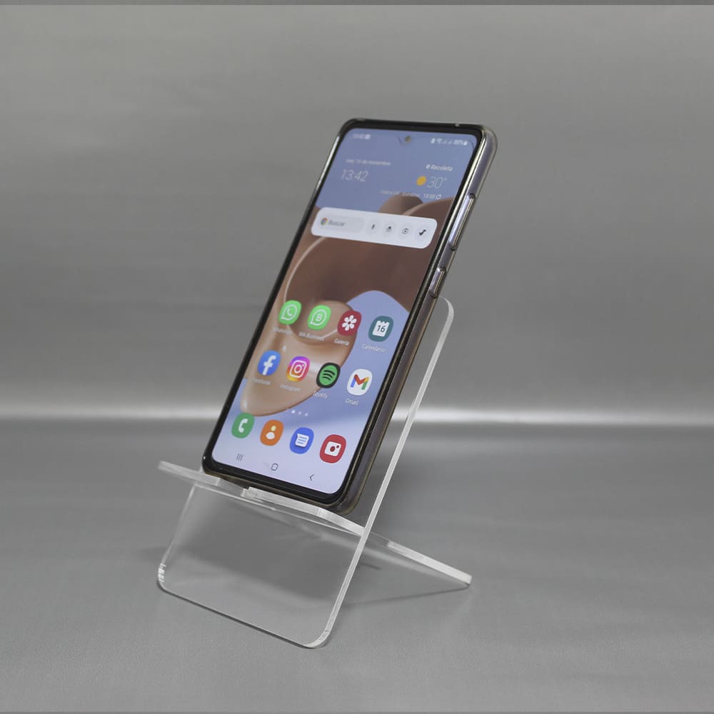 Porta celular acrílico cristal