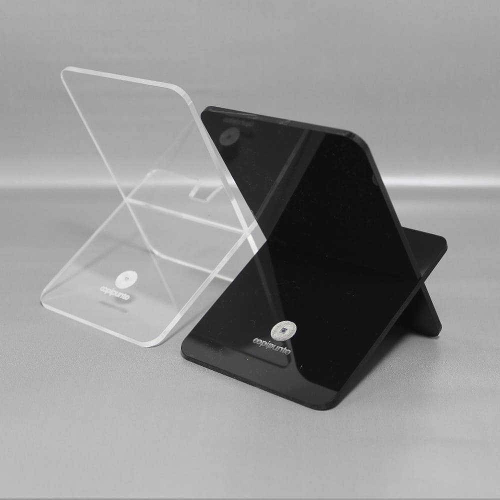 Porta celular acrílico negro 4