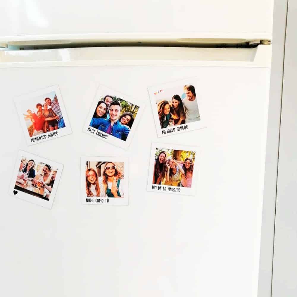 Foto polaroid imantado cuadrado..