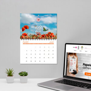Calendario de pared colgante A4