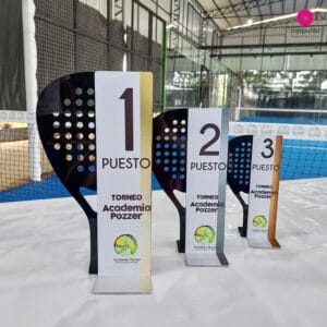 Trofeos de 3 puestos, modelo 1
