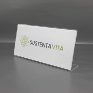 Porta nombre - 21x10cm