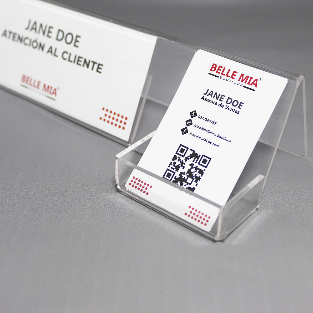 Portanombre Tarjetero 3