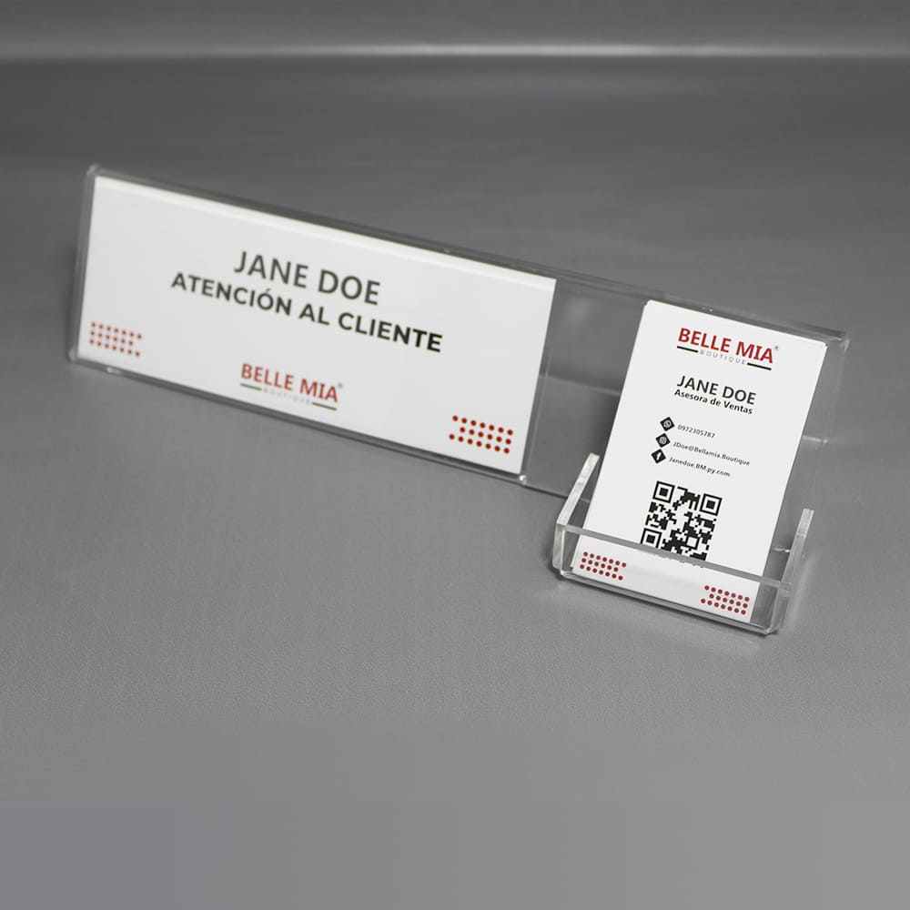 Portanombre Tarjetero 6