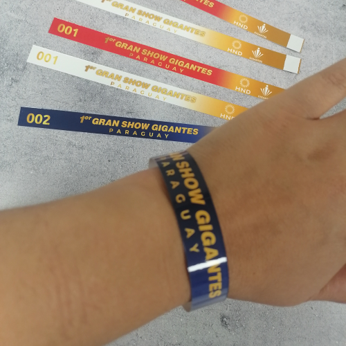pulsera para eventos - laminada