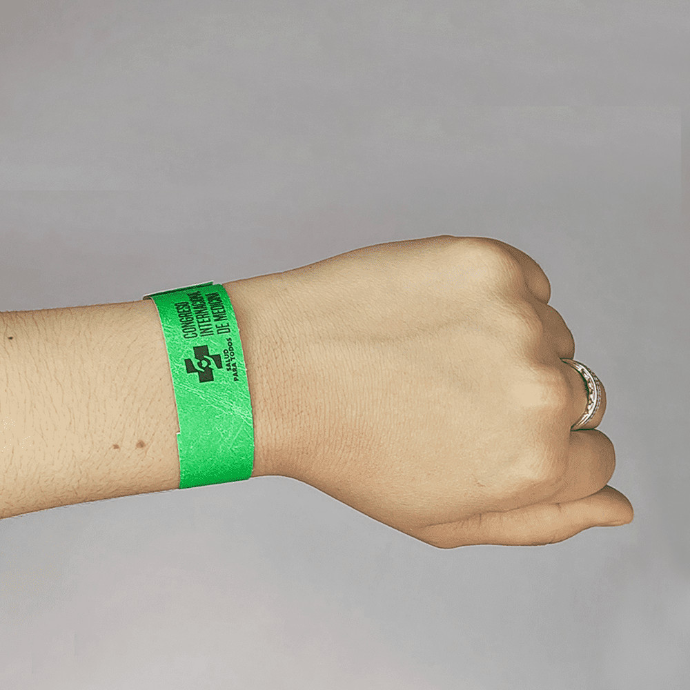 Pulsera-tyvek-verde