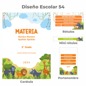 Diseño escolar 54