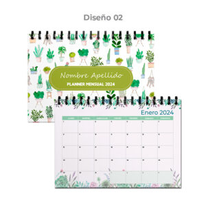 Planner mensual A4 2