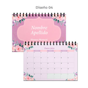 Planner mensual A4 4