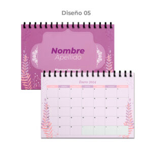 Planner mensual A4 5