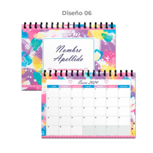 Planner mensual A4 6