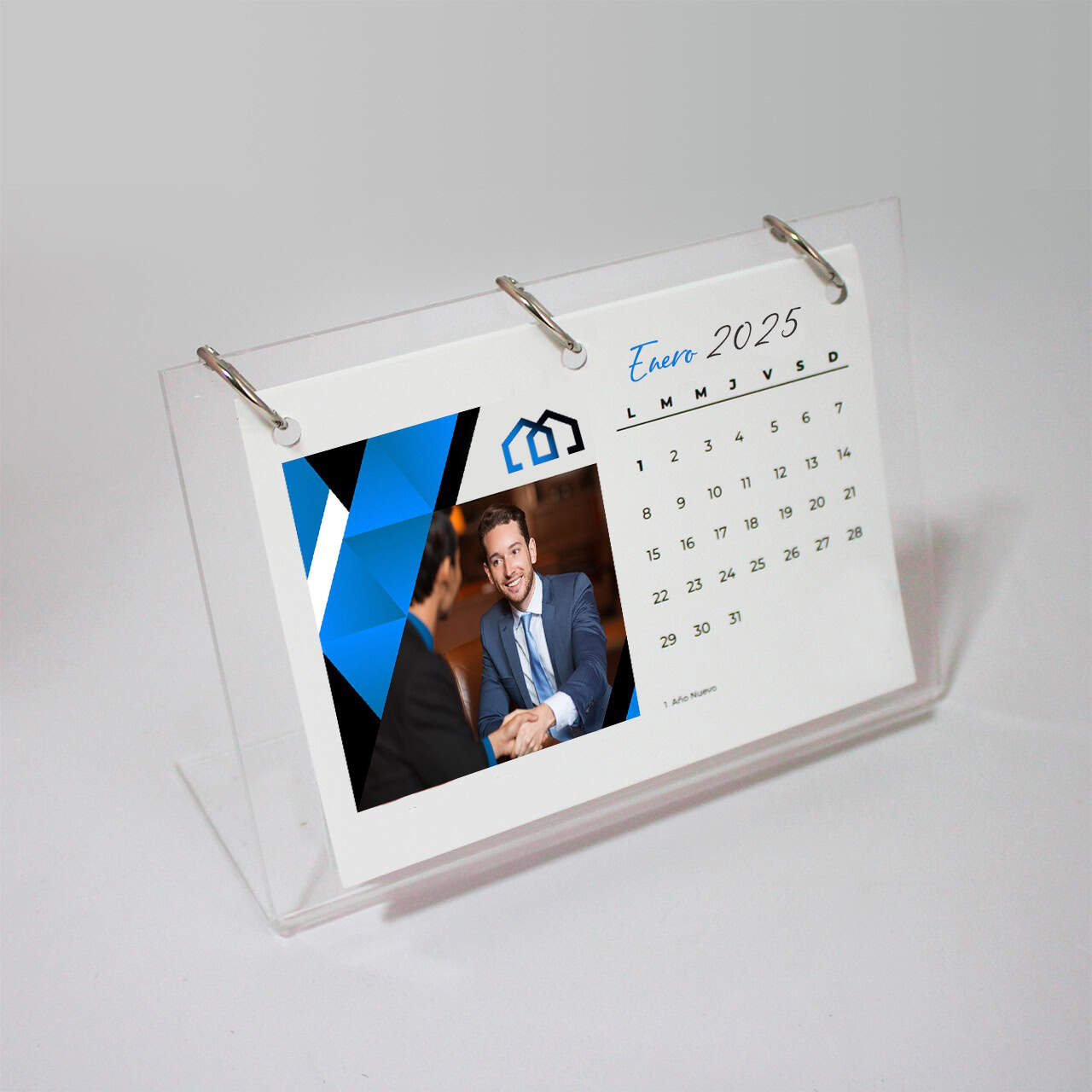 Calendario a5 acrilico.