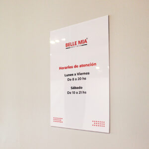 Porta Afiche vertical oficio