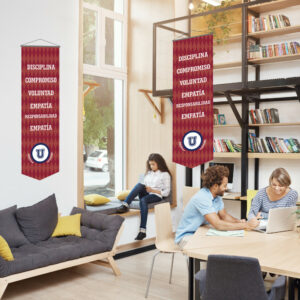 Banderín de lona largo